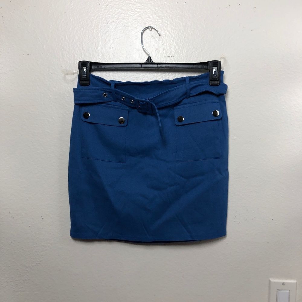 Privy Privately Privileged Blue Skirt - Large